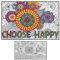 Großes Malposter für Erwachsene und Kinder, Mandala-Blume, motivierende Jumbo-Wandmalerei, Kunstaktivität, super riesige Malposter, riesige Malvorlagen, großes Malblatt für Tischbodengröße