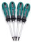 Fongmore 4 destornilladores triangulares de 1,8 mm, 2,0 mm, 2,3 mm, 3 mm, kit de destornilladores antideslizantes de precisión con herramienta manual magnética multifuncional