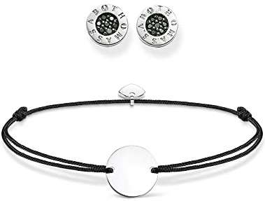 THOMAS SABO Sabo Damen Schmuck Set Armband Ohrstecker 925 Sterlingsilber SET0613-173-11-L20v