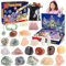 Toyzey Adventskalender 2024 Kinder, Kristalle Adventskalender Kinder Spielzeug ab 3-12 Jahre Jungen Mädchen Geschenk für Kinder ab 3-12 Jahre Weihnachtskalender 2024 Edelsteine Adventskalender Kinder