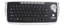 Multimedia 2.4Ghz Wireless Mini Keyboard with Trackball Mouse Scroll Wheel trackpad for PC Android Tv Box, Remote Controller