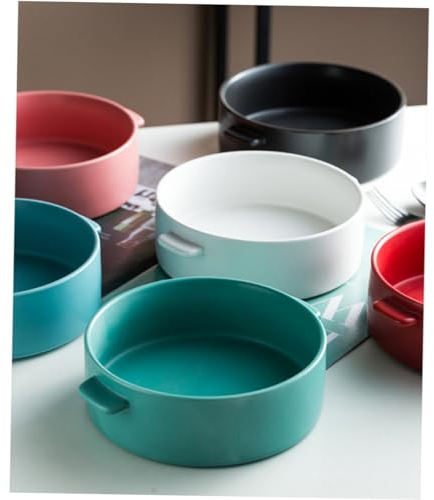MAGICLULU Brotschale Backen Küchenwaren Backform Aus Gusseisen Teller Backformen Aus Porzellan Salatschüssel Aus Glas Auflaufform Aus Porzellan Nudelschalen Obst Keramik