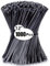 12 inch Cable Ties 1000 Pack, Black Zip Ties 300 x 3.6mm, Tensile Strength 40lbs with UV Resistant, Tie Wraps Nylon Plastic ties Self Locking Large Heavy Duty Cable Wrap for Tidy Wires Garden Workshop