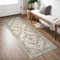 BEIMO Teppich Läufer Flur 80x200cm, Langer Vintage Boho Teppich Küche Waschbar rutschfest, Küchenläufer für Flur, Küche, Korridor, Schlafzimmer, Wohnzimmer, Taupe Grau