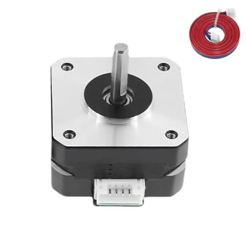 GTPBAO Treibersteuerung 1 stücke 42x42mm Flansch Schrittmotor 1.0A 1,8 Grad Nema 17 Schrittmotor 1 Meter XH2.54 Kabel 42x42x23mm Schrittmotor CNC Maschine