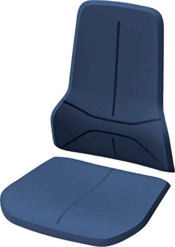 Polsterelement blau Kunstleder