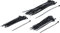 BGS Diy 1789 - Assortiment de colliers plastique - noir - 100-200 mm - 75 pièces