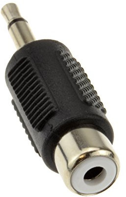RCA Cinch Femelle vers 3,5 mm Mono Jack Fiche Adaptateur