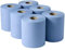 SOP-HARMA 6 x Blue Paper Rolls - 2 Ply Embossed Centre Feed - Hand Towel Tissue Rolls