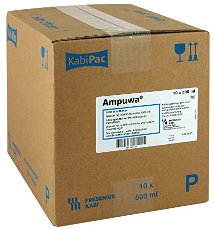 AMPUWA Plastikflasche Injektions-/Infusionslsg. 10X500 ml