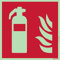 Andris® Plaque de signalisation anti-incendie en film ISO brillant et autocollant 150 x 150 mm