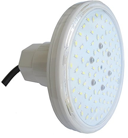LED Pool Scheinwerfer kaltweiss 12VAC Außengewinde 1 ½ D100mm