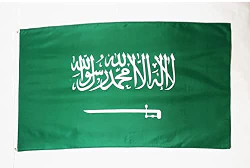 AZ FLAG - Flagge Saudi-Arabien - 90x60 cm - Saudi-Arabische Fahne 60 x 90 Cm Feiner Polyester - Flaggen