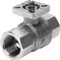 VAPB-2-F-25-F05 (534309) Kugelhahn Konstruktiver Aufbau:2-Wege-Kugelhahn Betätigungsart:mechanisch