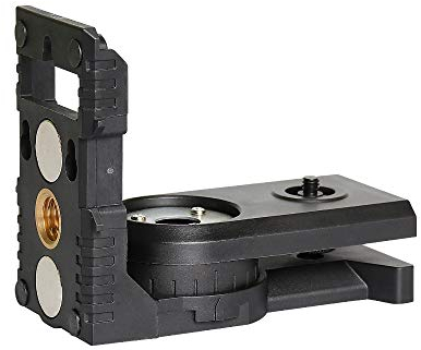 Huepar PV3 Supporto per Livella Laser, Base Girevole Magnetica Multifunzione, Staffa Regolabile a 180°, Laser Level Adapter con Filettatura maschio 1/4-20, Filettatura Femmina 1/4-20 e 5/8-11