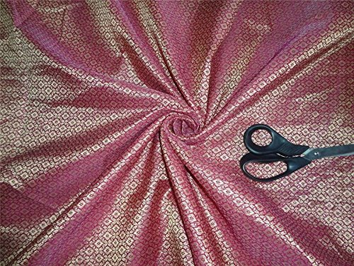 Brokat magenta X Metallic Gold Farbe 111,8 cm bro555 [4]