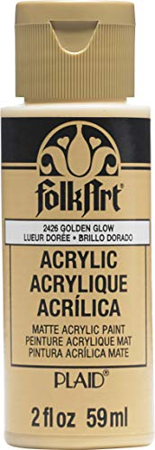 FolkArt Paint, Golden Glow 2 Fl Oz