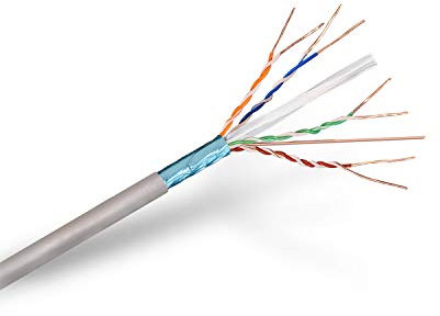 Aisens Bobina Cable de Red RJ45 Cat.6 FTP Rígido 100m Gris