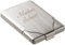 Zigarettenetui mit Gravur Visitenkartenetui mit Gravur mattsilber Edelstahl Zigarettenbox Visitenkartenbox personalisiert