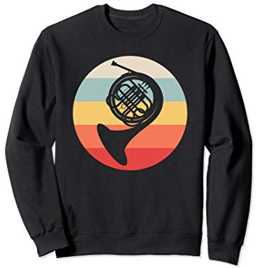 French Horn Player Gift Sweatshirt