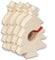 Teemando Serviettenringe, Tannenbaum, 4er Set aus Holz 10,5 cm