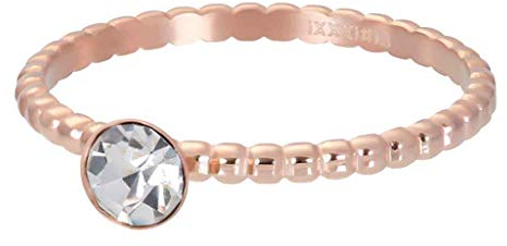 iXXXi Füllring BALL WITH CRYSTAL STONE rosé - 2 mm Größe Ringgröße 21