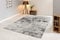 hochwertiger Designer Teppich Antea — Moderne Kurzflor Teppiche — Zimmerteppich im Vintage Design — (160x230cm, schwarz/beige Vintage)