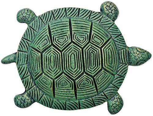 Sunset Vista Designs 93576 Gartenweg, Gusseisen, Schildkröte, Grüngrau