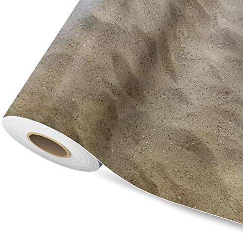 KARAT PVC CV Vinylboden | Linoleum Bodenbelag Meterware für Küche, Flur viele Längen & Motive & Größen (100 x 100 cm, Sand)
