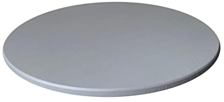 KONAMO Anti-Slip Runde Tischdecke, wasserdicht, 60 cm Durchmesser – Grau