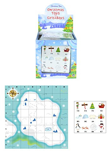 HENBRANDT Christmas Treasure Map Game Stocking Filler for Boys and Girls Festive Xmas Game Party Favor Loot Bag Filler Advent Calendar Gift
