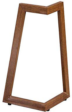 GJSN Lot de 2 pieds de table en fer forgé pour table de salle à manger, table d'ordinateur, table de conférence, table basse, pieds en imitation bois, étagère en fer, 60 cm × 72 cm, 60 cm × 7 cm