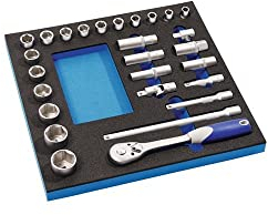 Werkzeugmodul 27-tlg.2/3-Modul Steckschlü.PROMAT