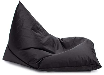 Ecopuf Lazy Pouf en Tissu Polyester Anti-déchirures, imperméable, pour intérieur et extérieur, 150 x 100 cm, rembourré avec polystyrène