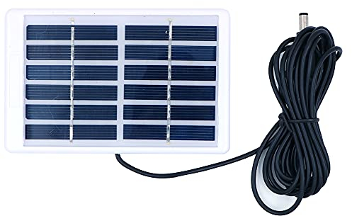 ZONADAH Kit de mini panneau solaire 1,2 W 6 V avec cadre à suspendre, câble 5521 DC de 3 mètres, chargeur de batterie, maison, projets scientifiques, école, camping, pêche, randonnée, jardin