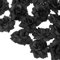 BESPORTBLE Künstliche Rosa Blumen: 50 Stücke Schwarze Rosenköpfe Kunstblumen Kunstrose Dekoblumenset Basteln Hochzeit Brautstrauß Blumenköpfe Deko für DIY Blumensträuße Braut Zuhause Dekor
