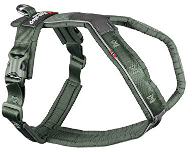 Non-stop dogwear Line Harness 5.0 |217| Führ und Alltagsgeschirr, Farbe:Grün, Größe:G 8