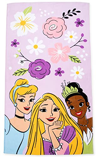Jay Franco Disney Princess Blumenmäsdchen 86cm x 162cm große Strandtuch aus 100% Baumwollfrottee
