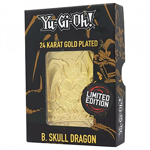 YU-GI-OH! - B. Skull Dragon - Carte Plaquée Or 24k Collector