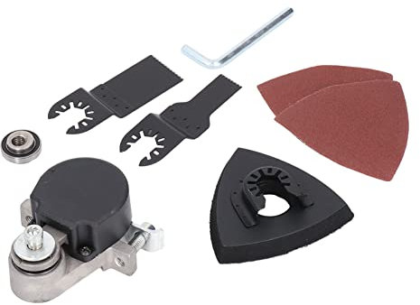 Zubehör für oszillierende Werkzeuge, Winkelschleifer-Konverter-Set, leicht zu tragender Edelstahl, einfache Installation, universelles Zubehörgelenk für Heimwerker