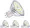 Mizlay MR16 GU5.3 LED Lampen 5W Kaltweiss 6000K 500LM Ersatz für 40W Halogenstrahler, GX5.3 Sockel LED Spots Lampen, 12V AC/DC, CRI> 85 Ra, 120°Abstrahwinkel, nicht dimmbar, 4er Set