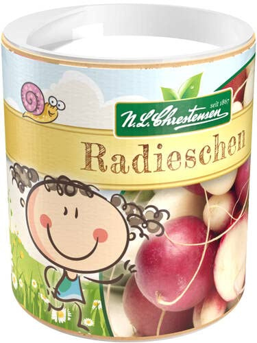 Radieschen Bunte Mischung 100g Raphanus sativus | samenfest, 100-160 lfd.m, Mischung aus Formen und Farben