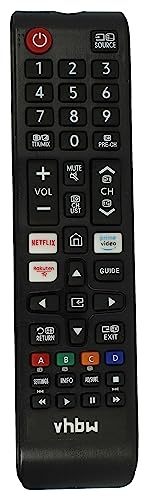 vhbw Fernbedienung kompatibel mit Samsung GU43TU8079UXZG, GU55TU8079, GU75TU8079UXZG, TU8079, GU65TU8079UXZG Fernseher, TV - Ersatzfernbedienung