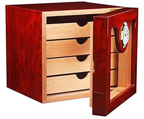 ATAAY Humidor Zigarrenkiste Holz Humidor Zigarrenkiste Kabinett ble Zigarrenetui Hygrometer Zigarren Humidor Box für Reisen