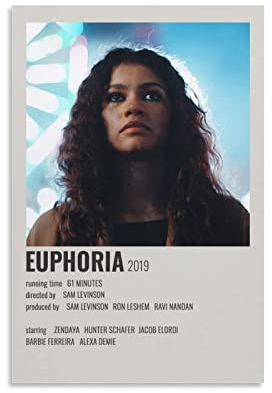 Poster und Drucke 50X70cm Euphoria Zendaya Stampa dipinti per soggiorno Camera da letto decorazione Senza Cornice