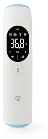 Nedis Infrarotthermometer | LED-Anzeige | Ohr/Stirn | Weiss