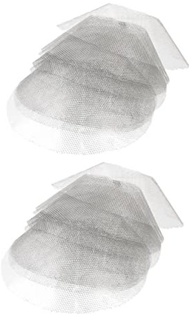 LIFKICH 20pcs Metal Mesh Bowl-shaped Oil Filter Cooker Hood Grease Filter Range Hood Chimney Kitchen Net