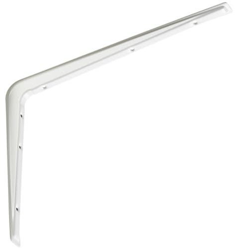SOTECH Regalkonsole RK15 weiß 370 x 271 mm | Regalwinkel Regalträger Wandkonsole Regalhalter Konsole Winkel Regalhalterung