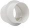 EpheyFIF Clapet anti-retour de tuyau rond en PVC, pour salle de bain, cuisine, extracteur d'air (80 mm)