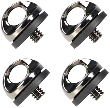 Adaptateur à Vis pour Sangle pour Appareil Photo Adaptateur 1/4,Reflex Vis,Appareil Photo Reflex Numérique Adaptateur De Connexion à Vis 1/4,Adaptateur Vis pour Sangle D'appareil Photo 1/4,4 Pièces